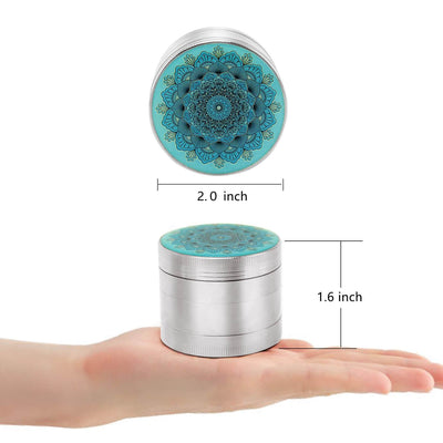 Mandala Grinder Silver