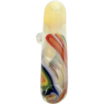 "Rainbow Fume" Chillum Pipe