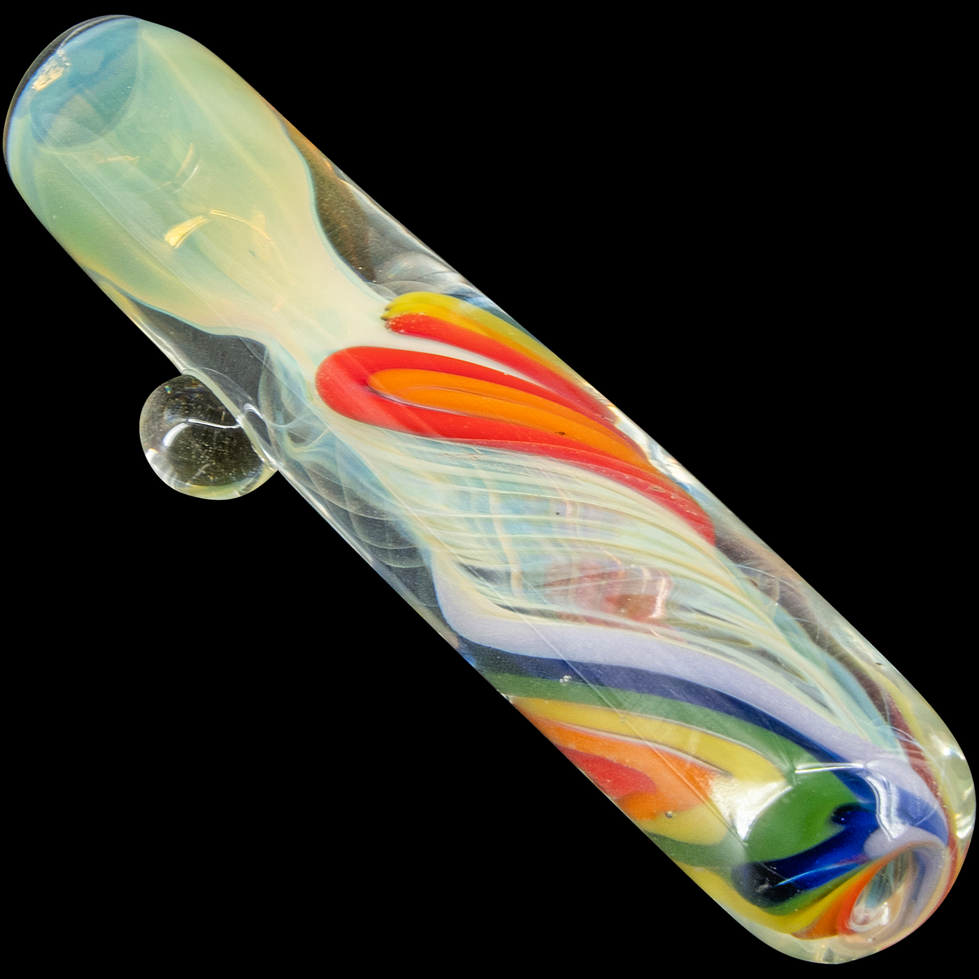 "Rainbow Fume" Chillum Pipe