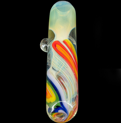 "Rainbow Fume" Chillum Pipe