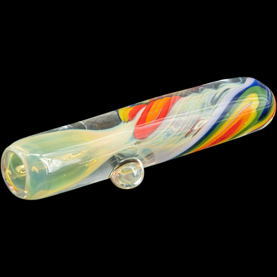 "Rainbow Fume" Chillum Pipe