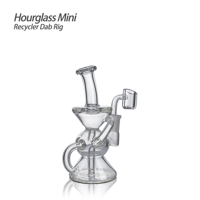 Waxmaid 5.31″ Hourglass Mini Recycler Dab Rig