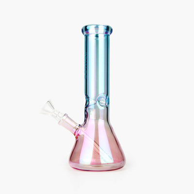 Iridescent Beaker Bong 8 Inch