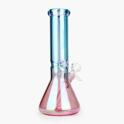 Iridescent Beaker Bong 8 Inch