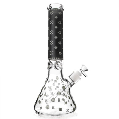 Louis Vuitton Themed Glow in the Dark Bong