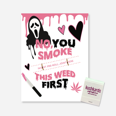 Scream You Smoke This Cannabis Greeting Card