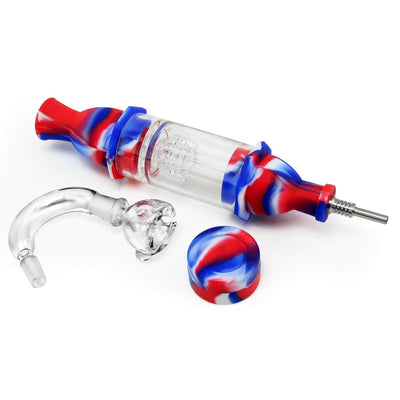 Silicone Glass Dab Straw Full Kit