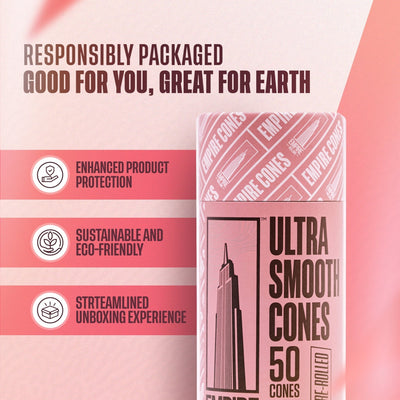 Ultra Smooth Pink Cones 50 Count