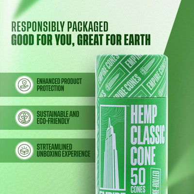 Ultra Smooth Hemp Cones 50 Count