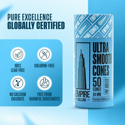 Ultra Smooth Blue Cones 50 Count