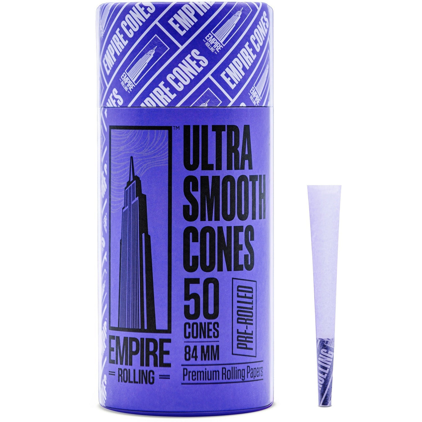 Ultra Smooth Purple Cones 50 Count