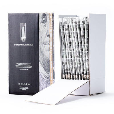 Bulk Benny Cones Box™ - 800 Premium 100 Dollar Bill Cones