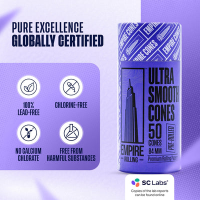 Ultra Smooth Purple Cones 50 Count