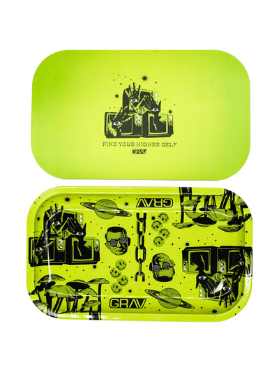 GRAV® 2023 Metal Rolling Tray w/ Magnetic Lid