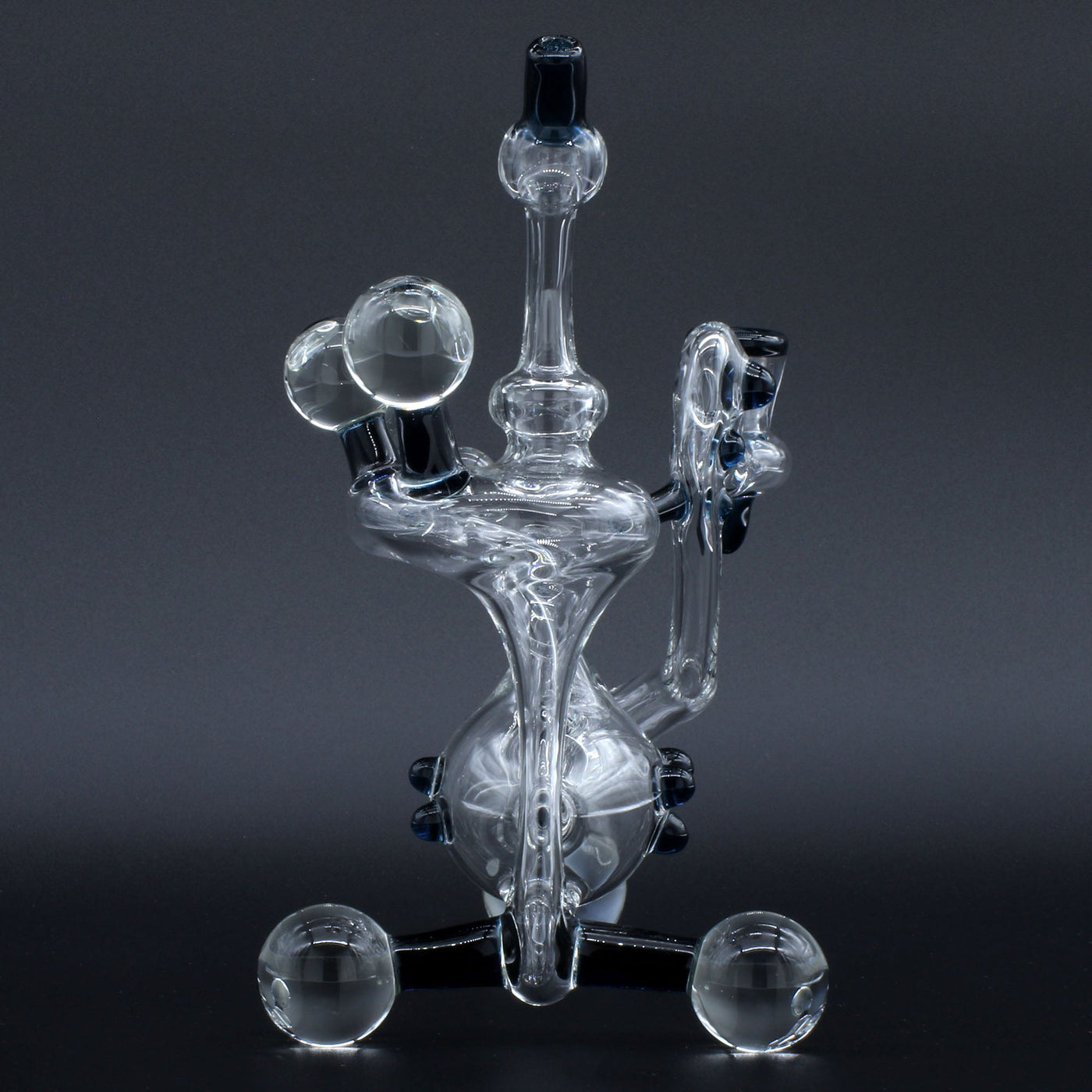 Clayball Glass "Electric Moon" Heady Recycler Dab-Rig