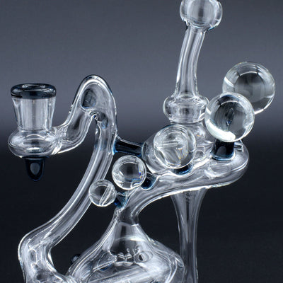 Clayball Glass "Electric Moon" Heady Recycler Dab-Rig