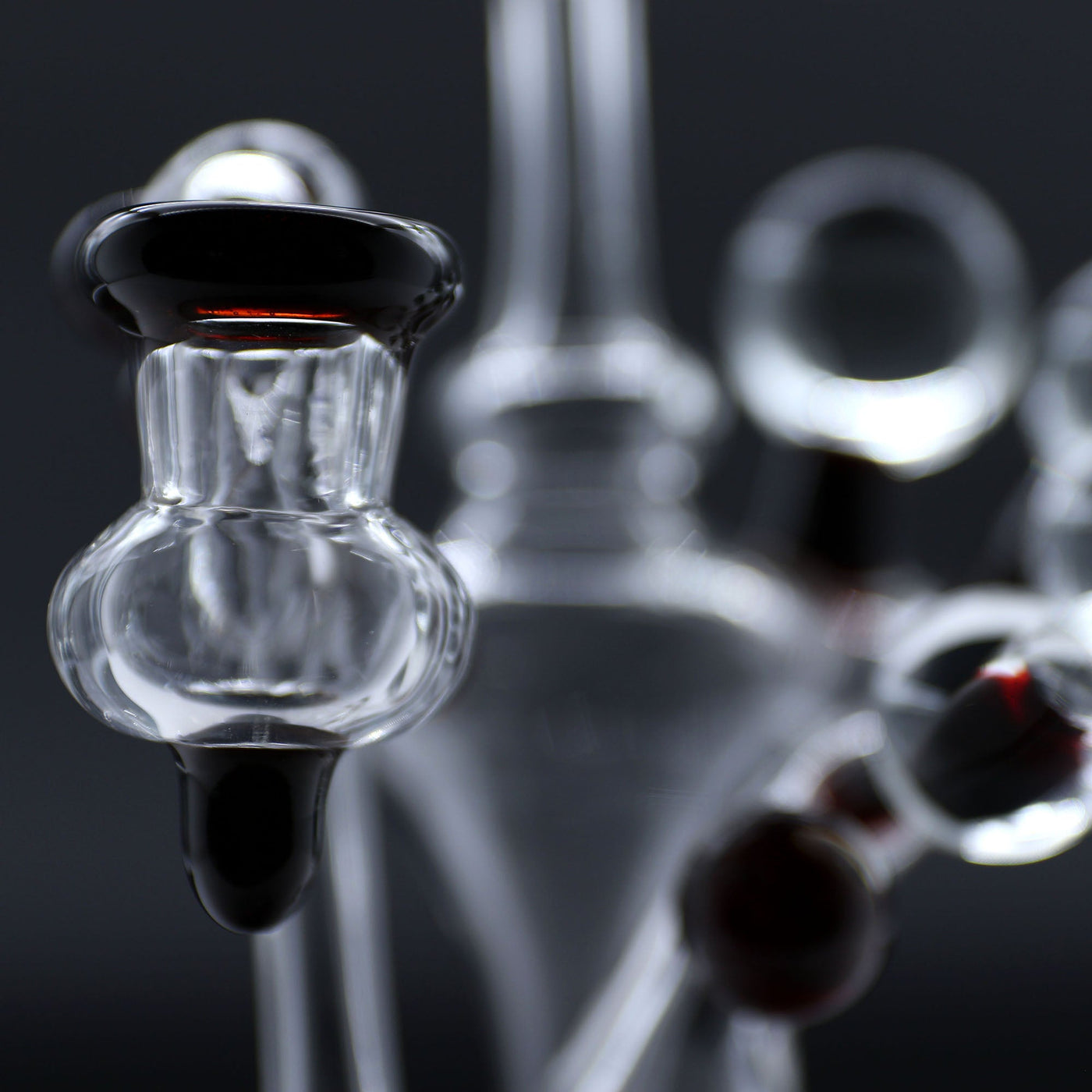 Clayball Glass "Crimson Dreams" Heady Recycler Dab-Rig