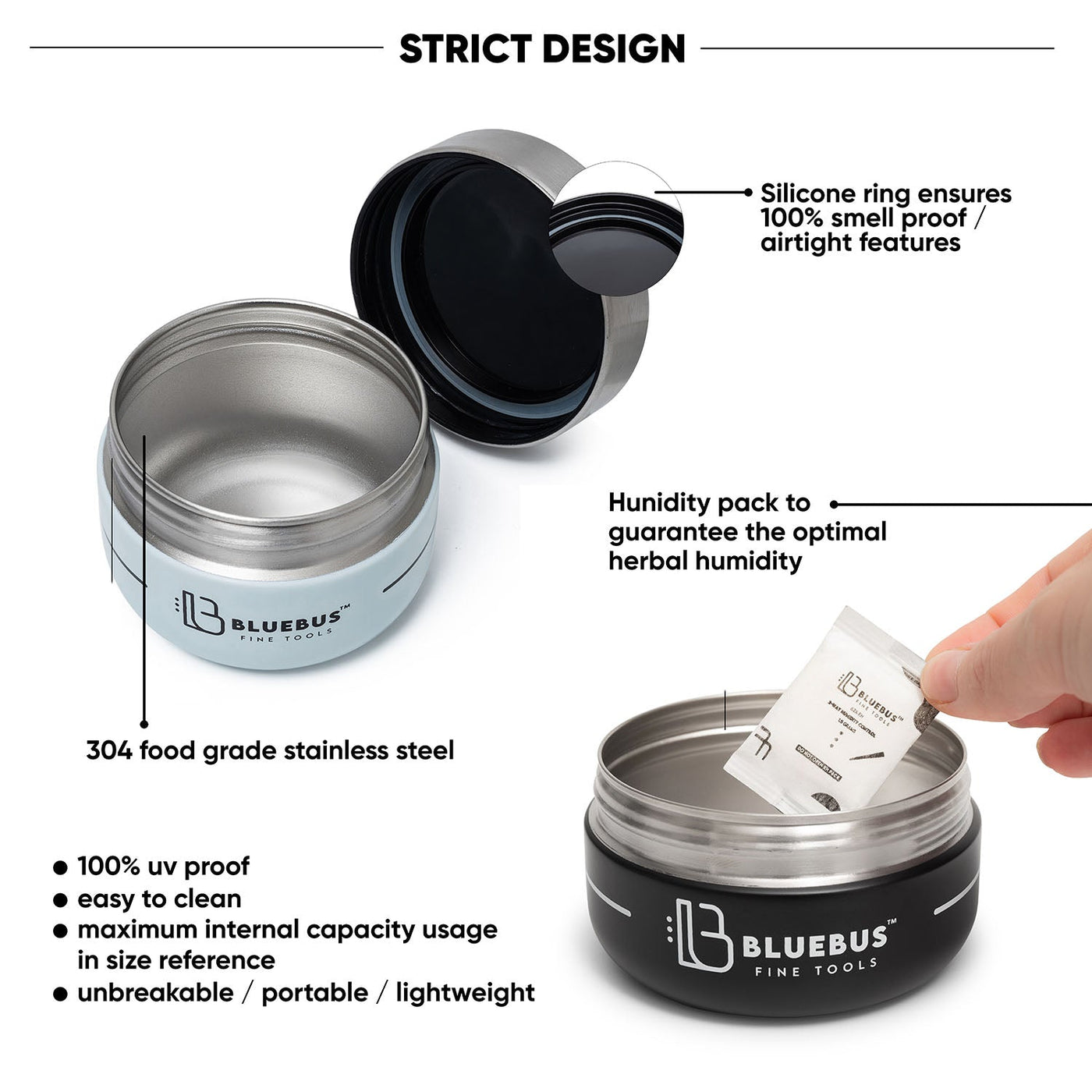 BUNKER Airtight Stash Jar