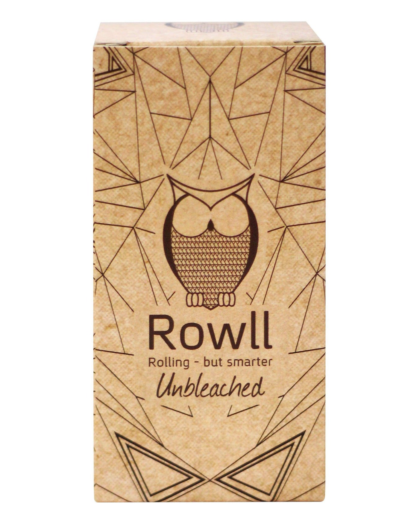 Rowll - All in One Rollling Paper Kit w/ Grinder - Unbleached - 5 Pack