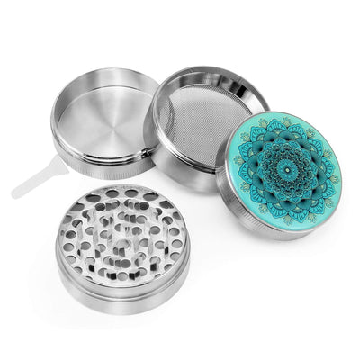 Mandala Grinder Silver